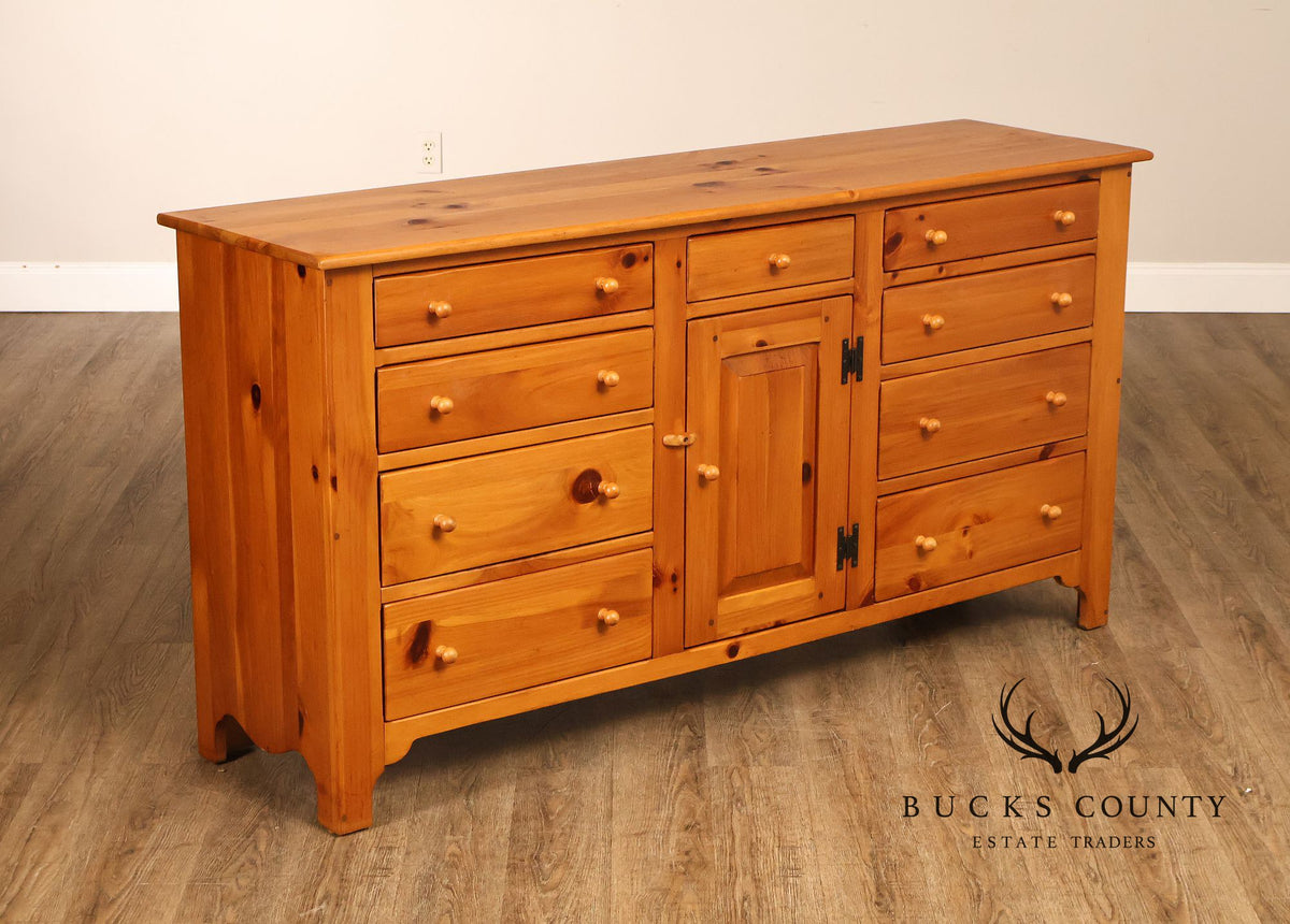Ethan Allen Country Craftsman Pine Dresser