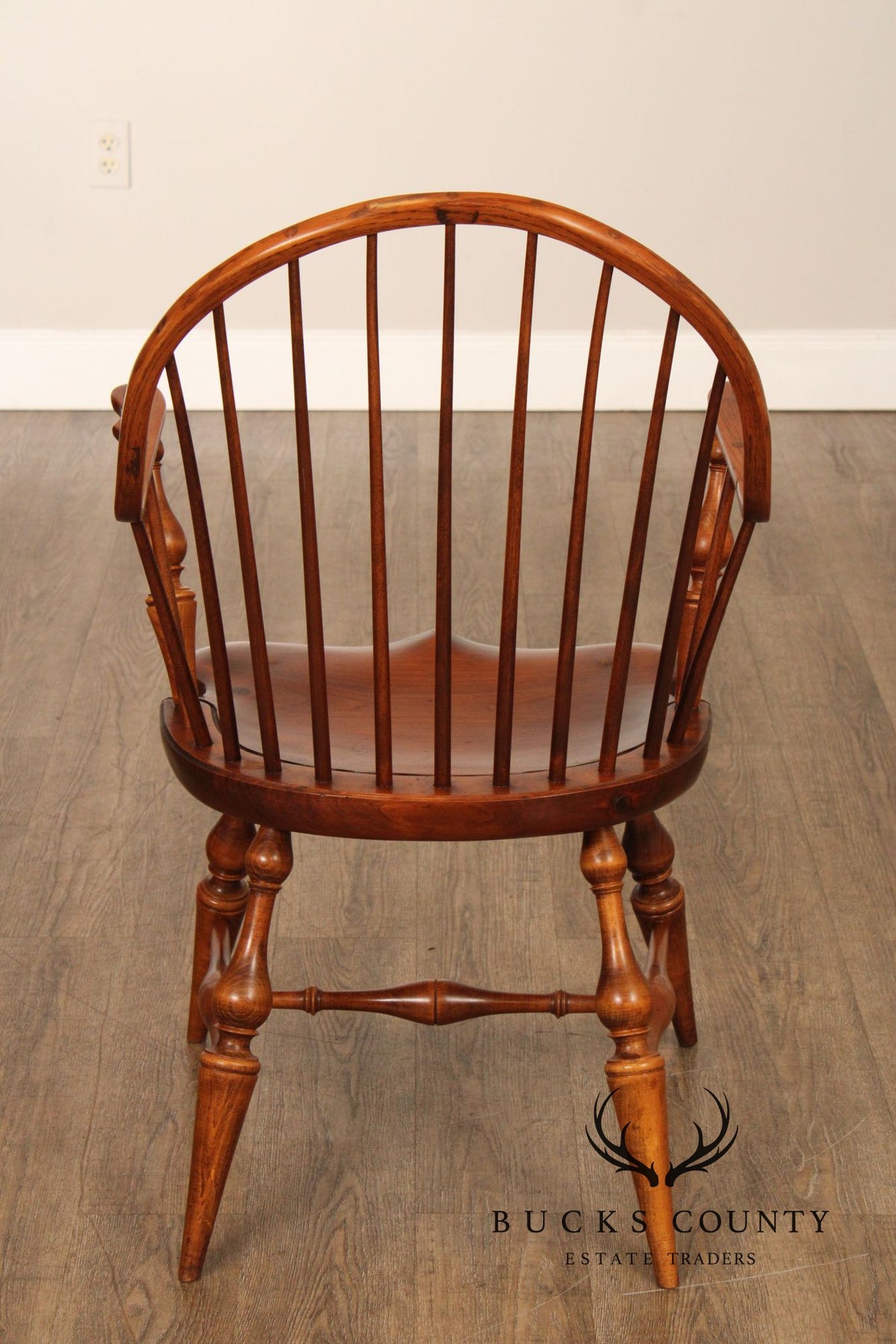 D.R. Dimes Set of Four Bowback Windsor Dining Chairs