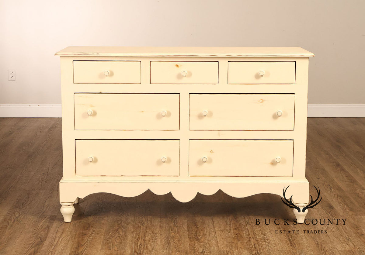 Coastal Style Painted Chest of Drawers