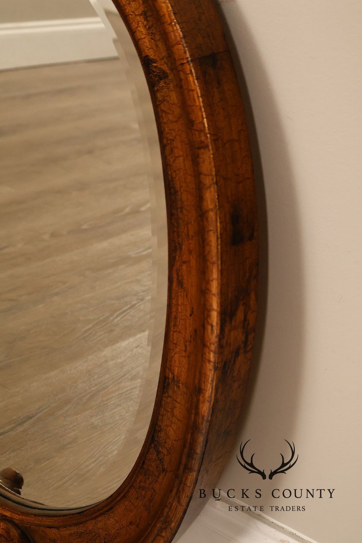 Carolina Mirror Oval Giltwood Wall Mirror
