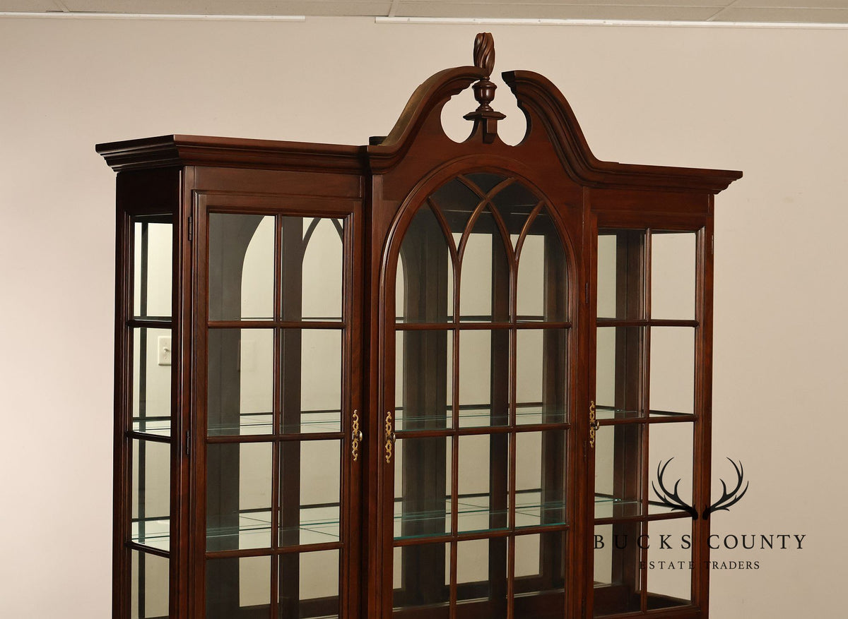 Harden Charleston Collection Cherry Breakfront China Cabinet