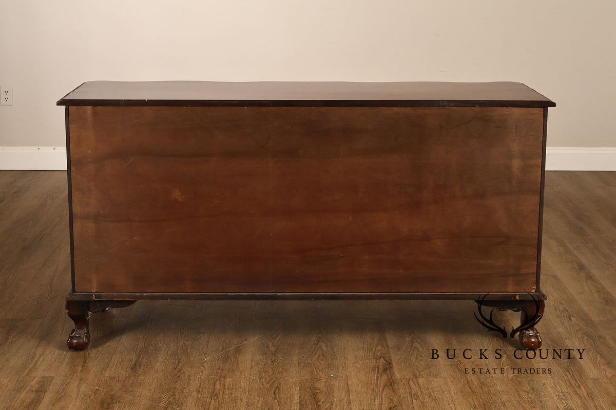 H. Feldenkreis Philadelphia Custom Mahogany Serpentine Front Dresser