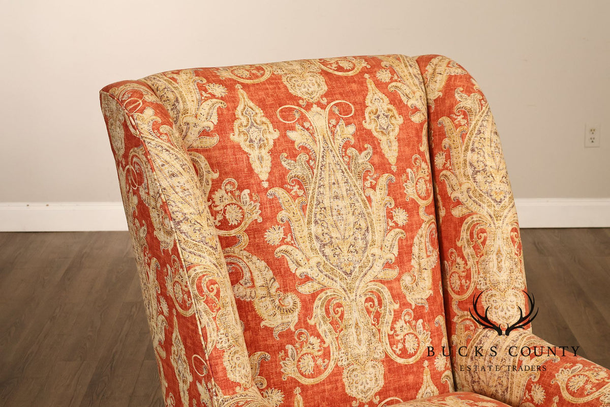 Craftmaster Upholstered Wing Back Armchair