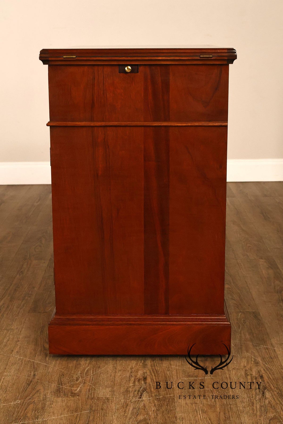 Stickley Traditional Mahogany Flip-Top Server Cabinet