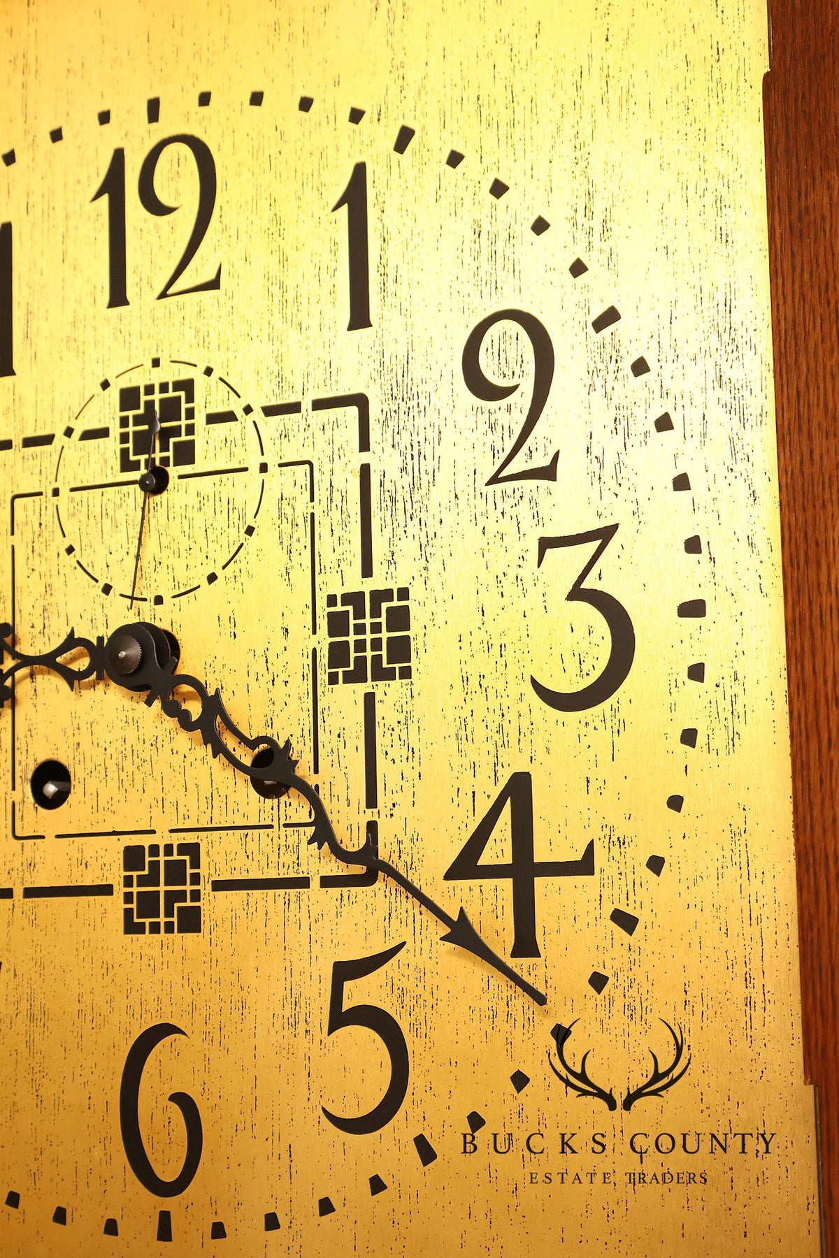 Stickley Mission Collection Oak Tall Case Clock