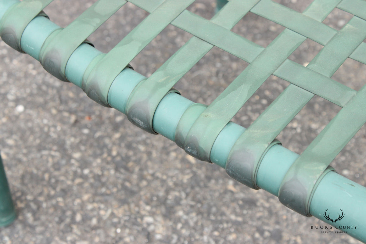 Hauser Vintage Pair of Faux Bamboo Outdoor Patio Stools