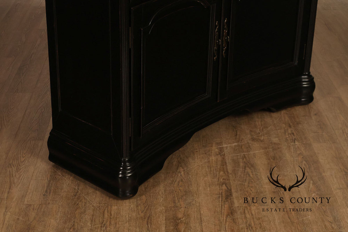 Hooker Furniture 'Indigo Creek' Ebonized Buffet Bookcase