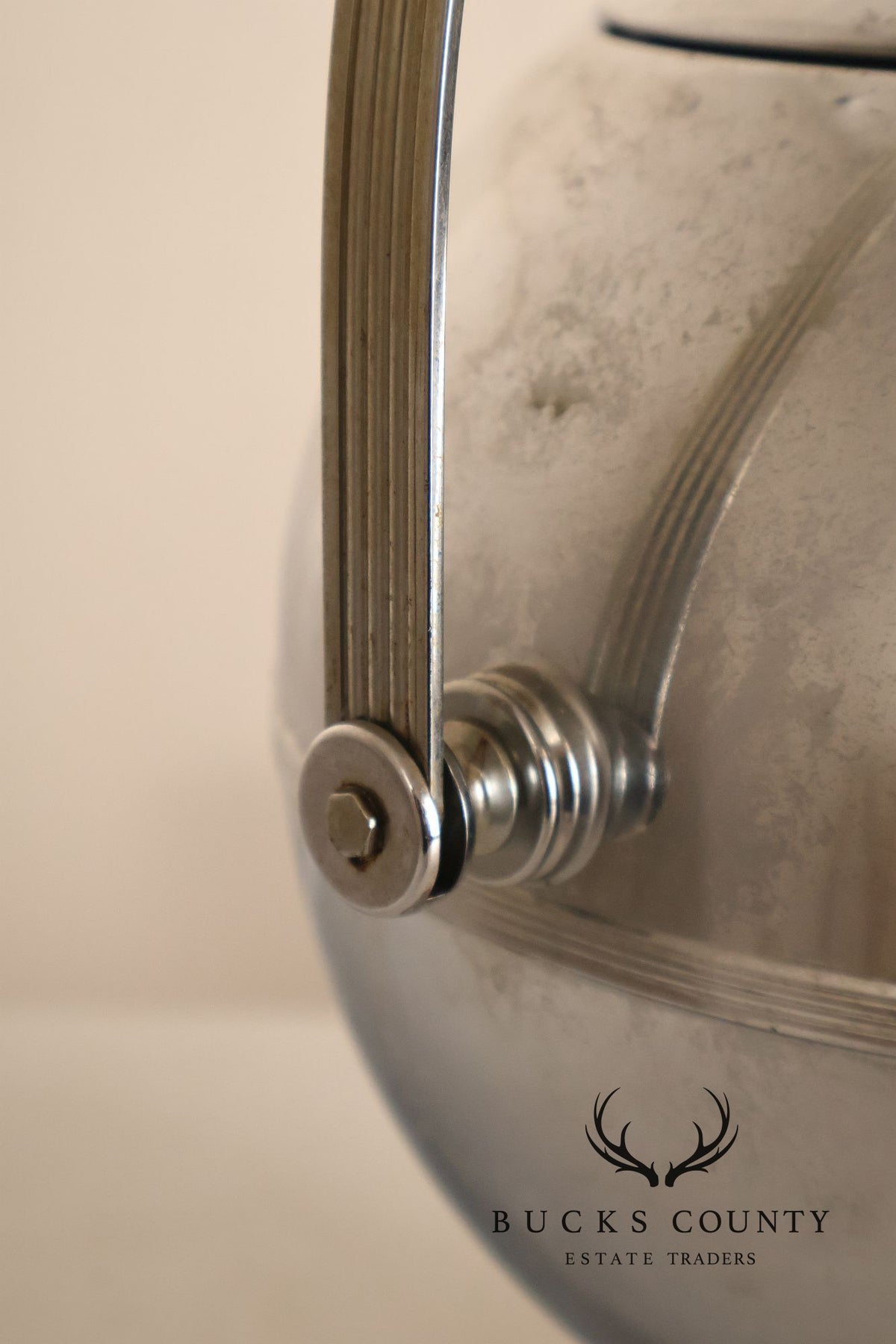 Manning-Bowman Chrome and Bakelite Coffee Percolator