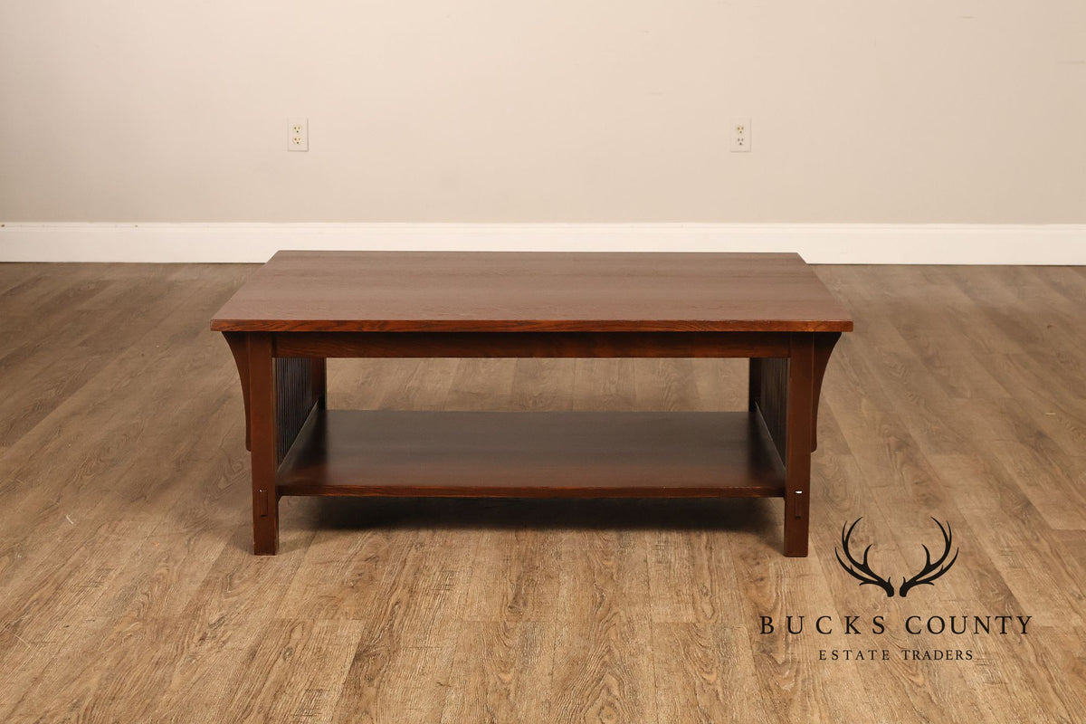 Stickley Mission Collection Oak Cocktail Table