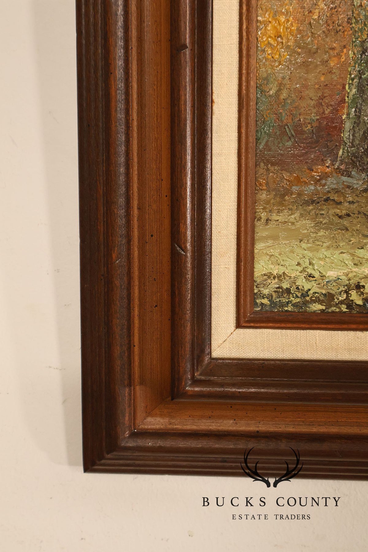 Wilhelm Brauer Framed Landscape Painting, Alpine Lake