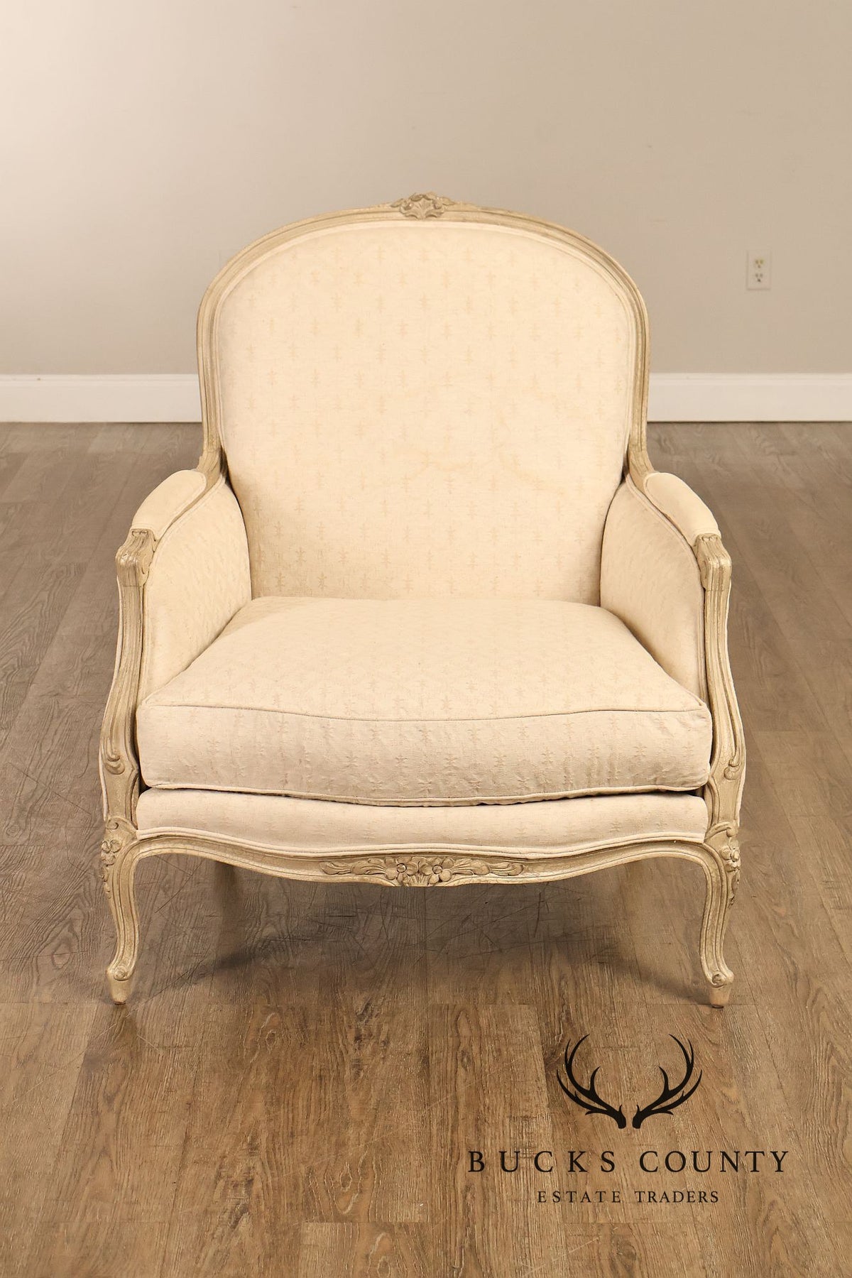 Pama Furniture Inc French Provincial Style Bergere Armchair