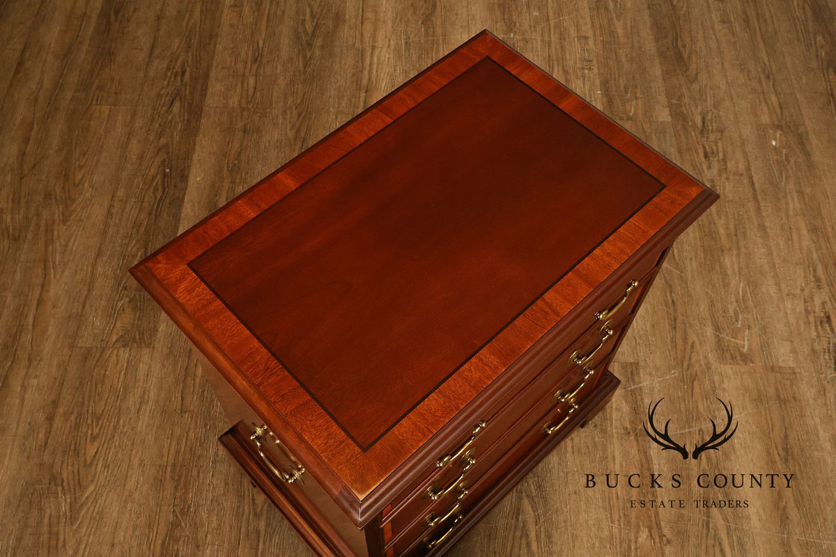Pennsylvania House Banded Mahogany Bedside Chest
