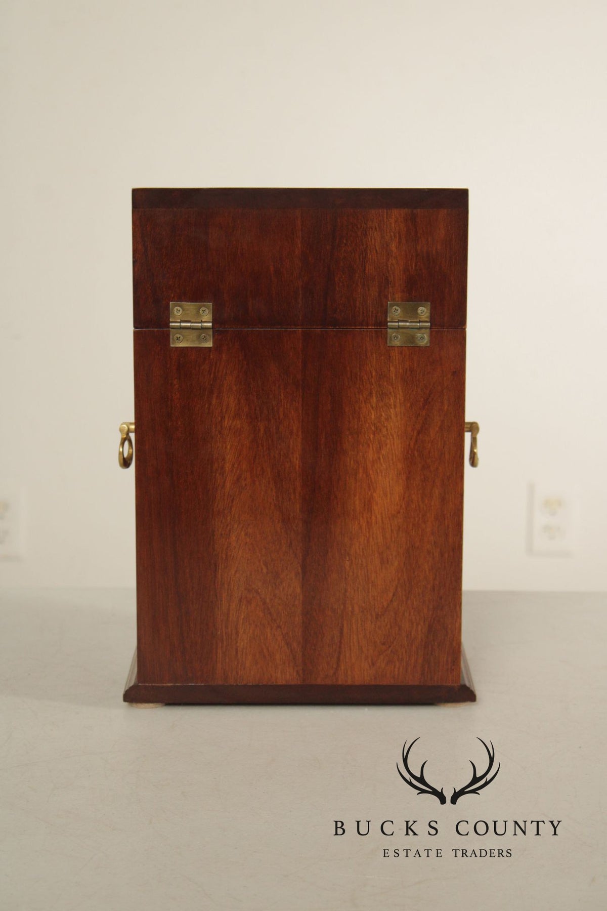 Federal Style Pair Of Mahogany Inlaid Knife Boxes