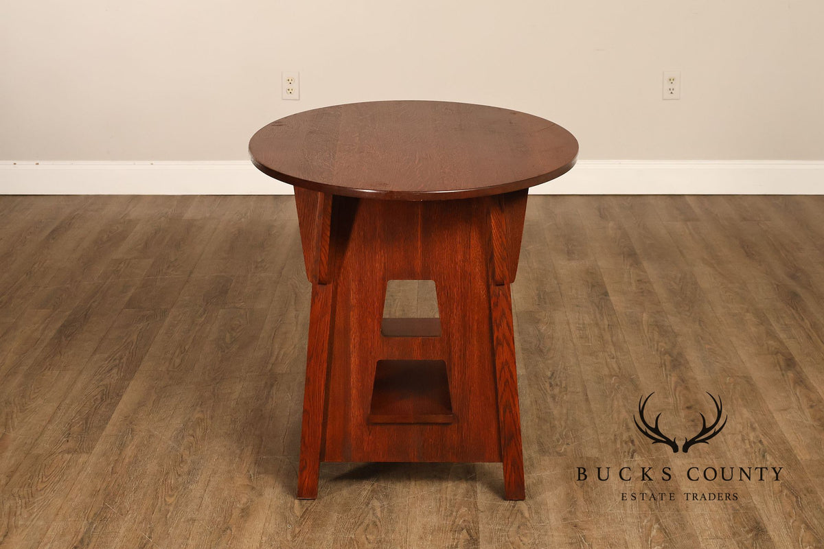 Stickley Mission Collection Oak Limbert Library Table