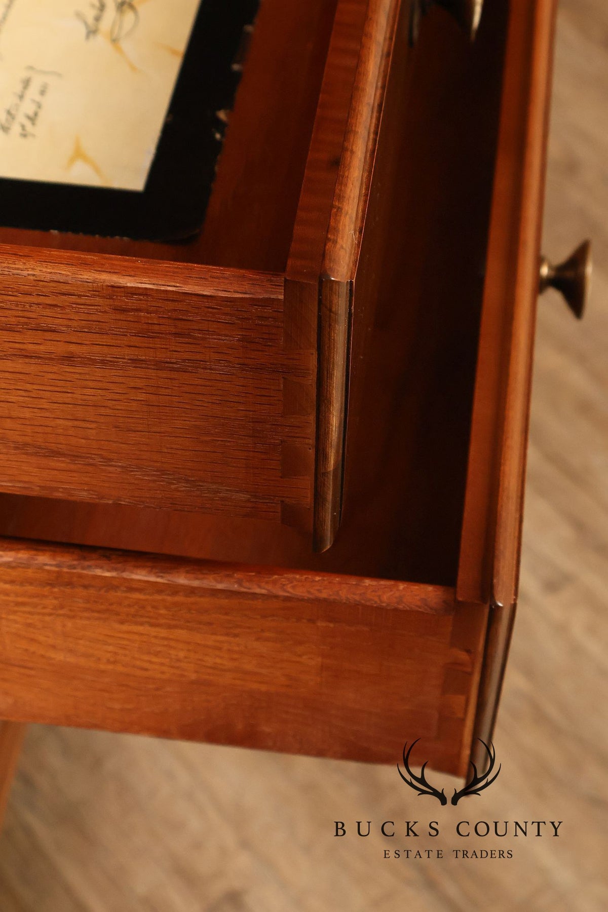 Hitchcock Two Piece Maple Step Back Hutch