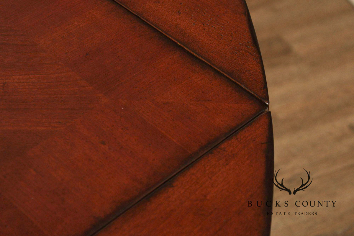 Century Furniture Mahogany Drop-Leaf Game Table