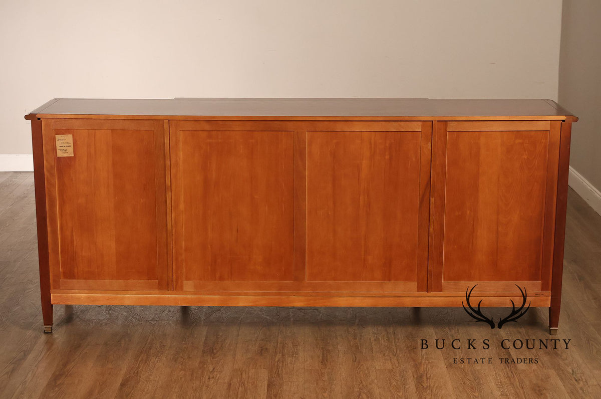 French Directoire Style Cherry Four-Door Sideboard