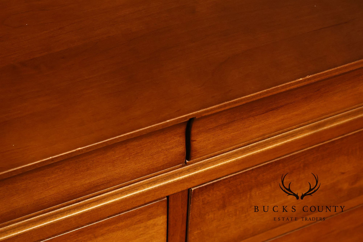 HPL Shermag Louis Philippe Style Cherry Eight-Drawer Dresser