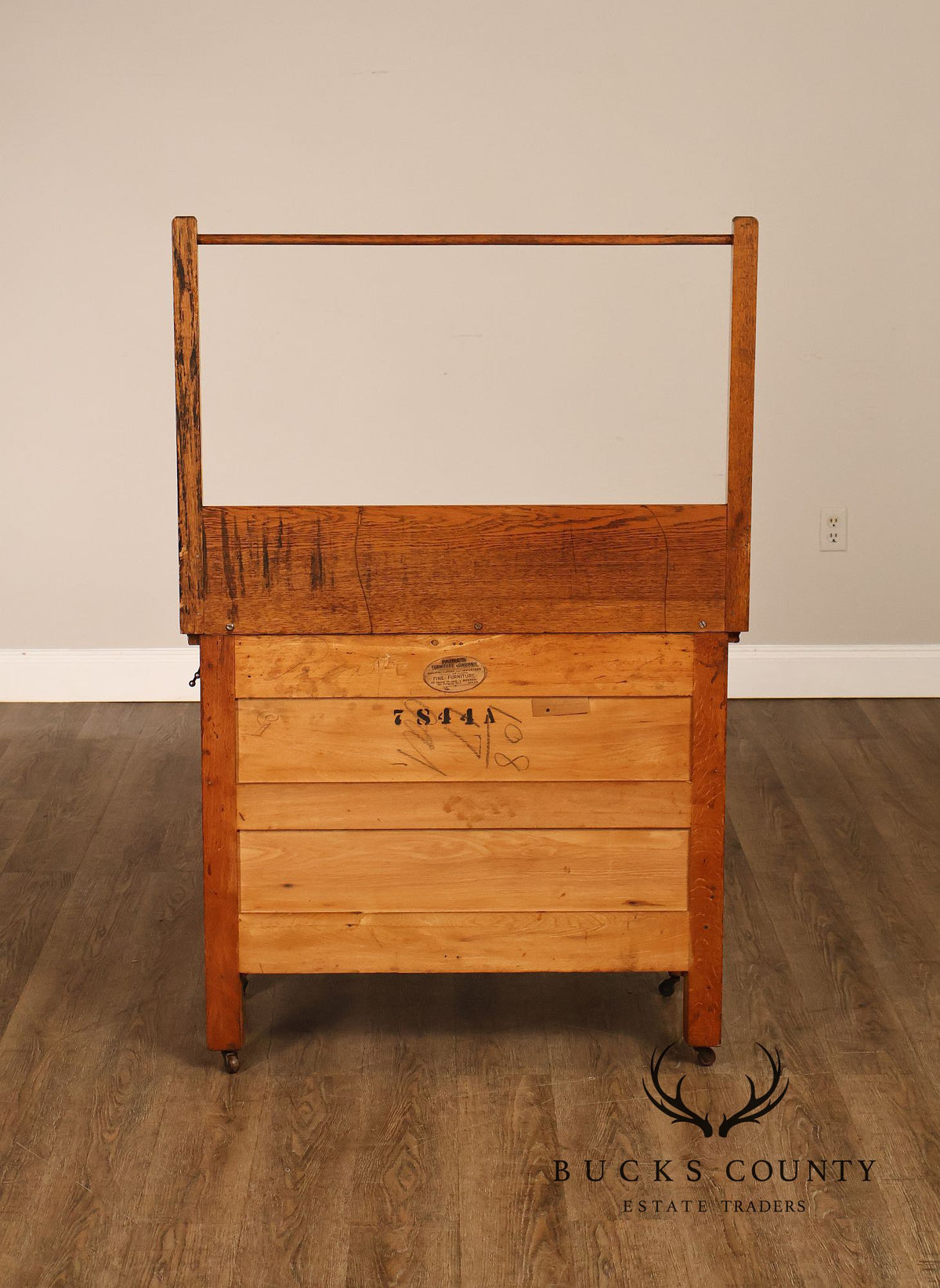 Paine’s Furniture Company Antique Victorian Oak Washstand