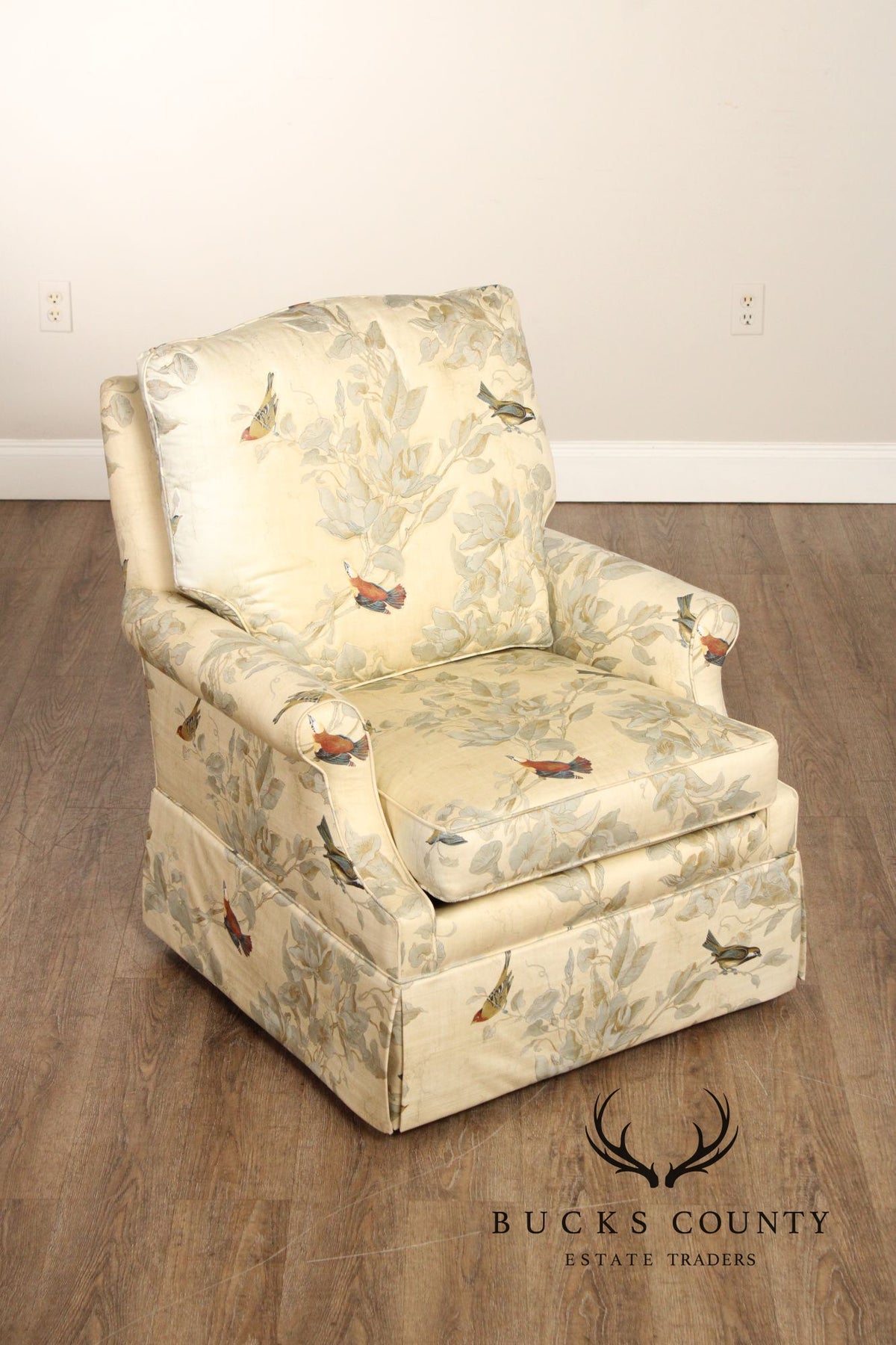 Jessica Charles Custom Upholstered Lounge Rocker