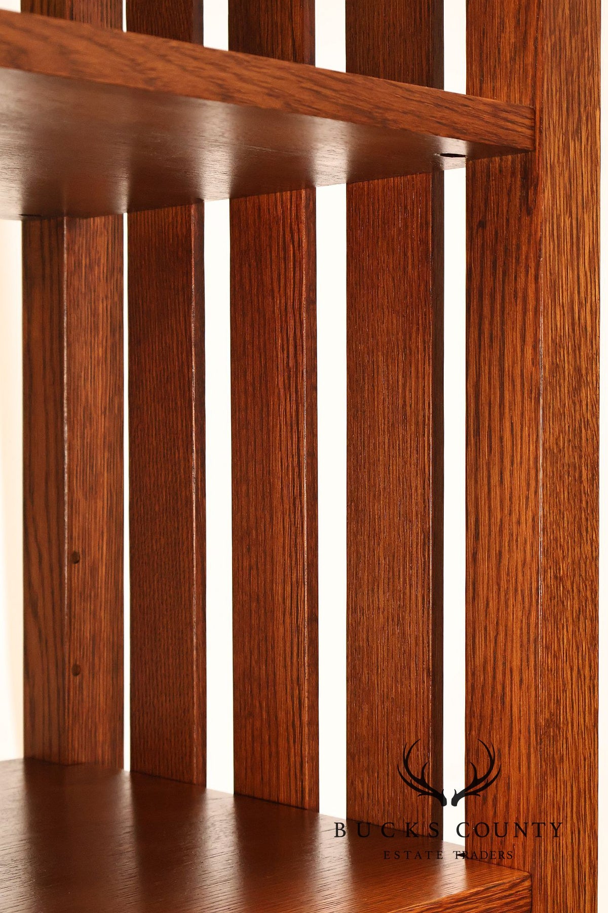 Stickley Mission Collection Oak Open Bookcase