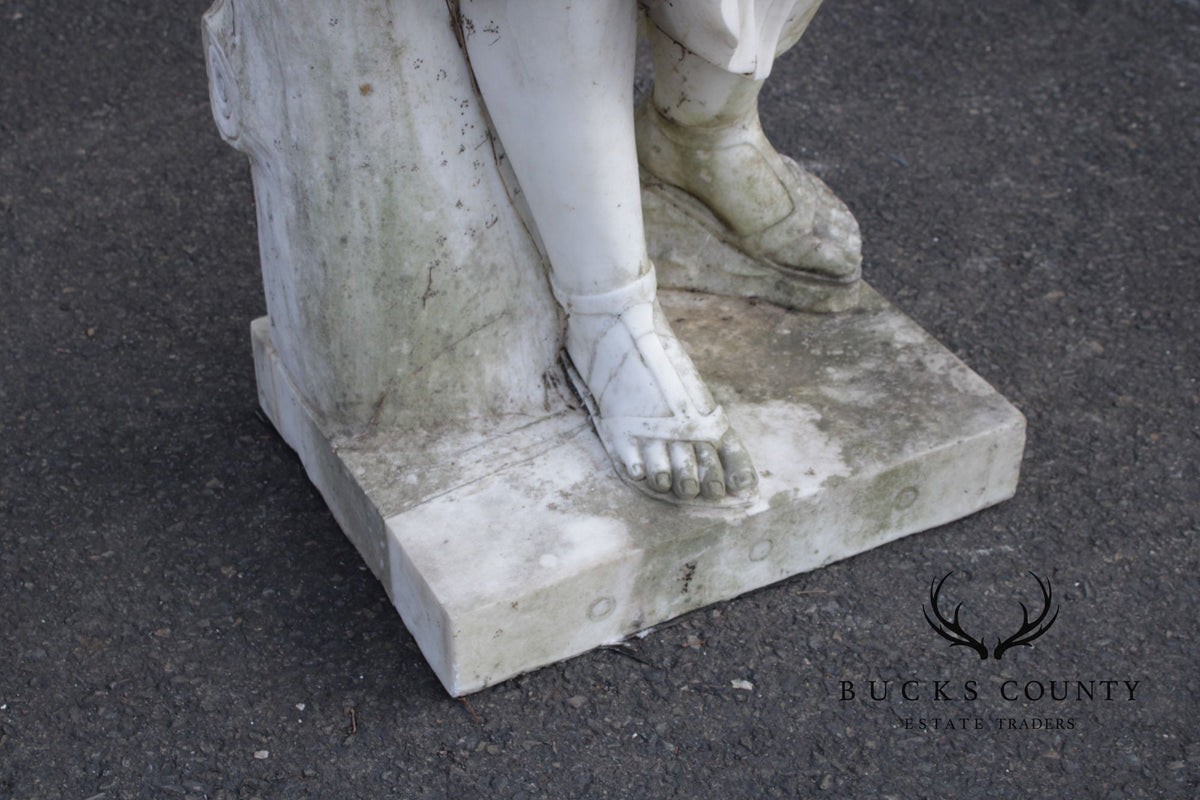 Antique Classical Style Diana Of Gabii Marble Garden Statue