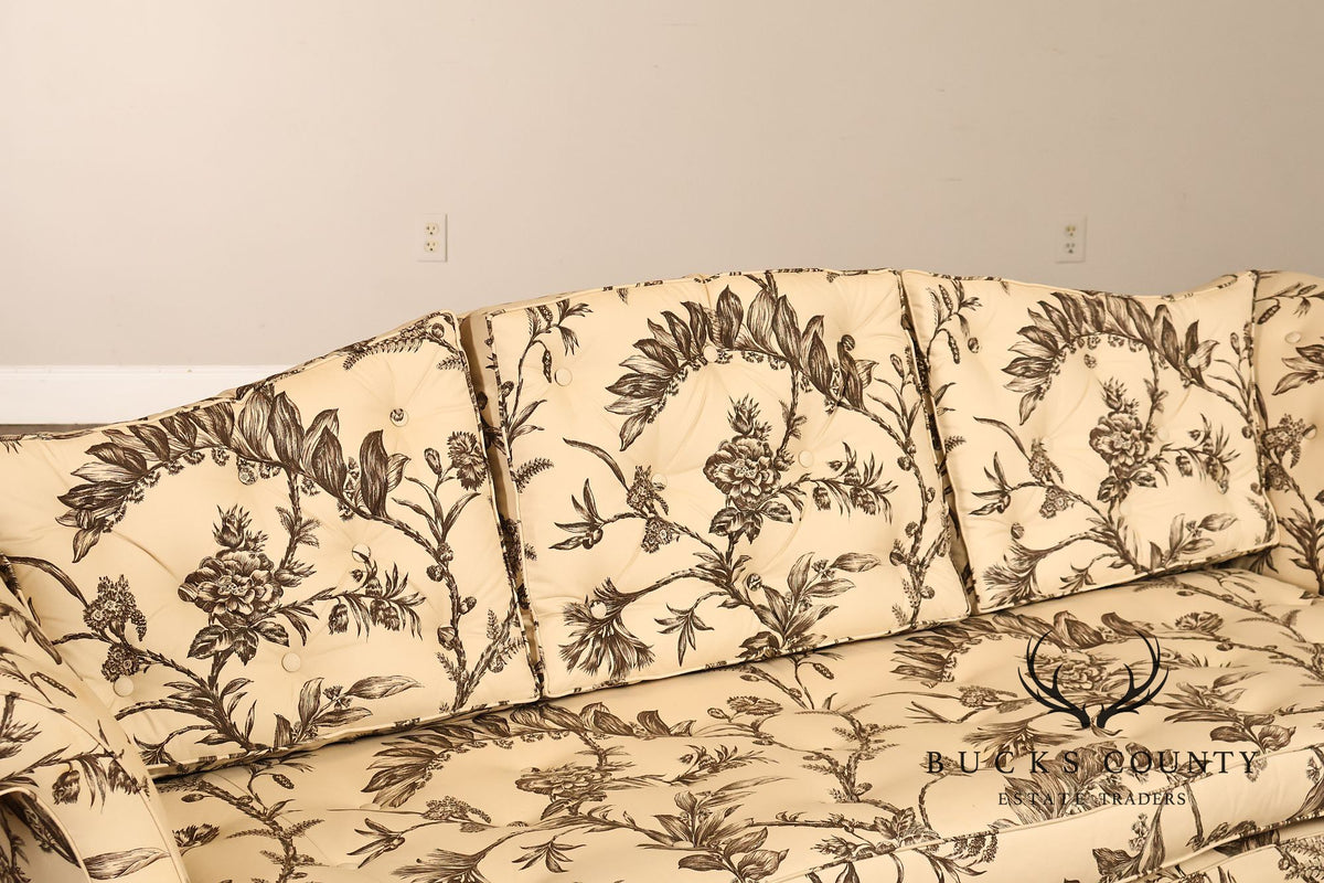 Baker Williamsburg Reproductions Camelback Sofa