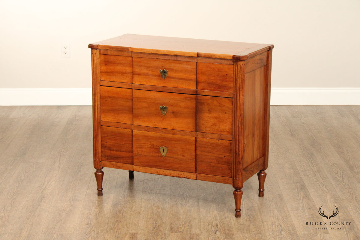 Antique French Directoire Style Walnut Chest of Drawers