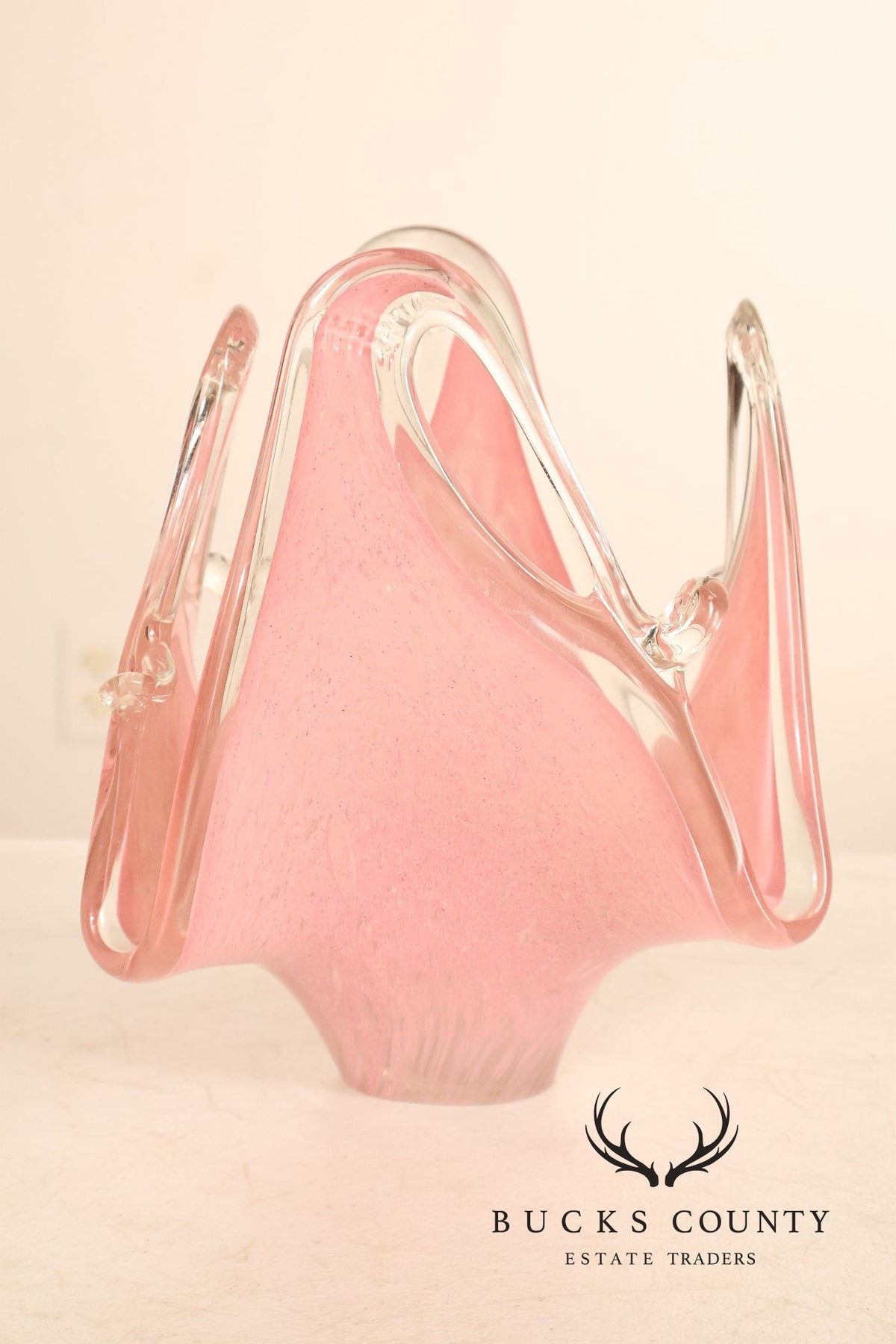 Murano Hand-Blown Decorative Vase