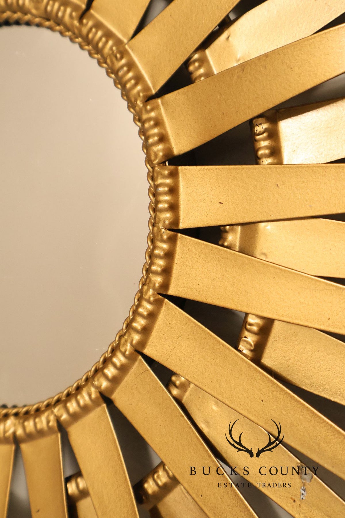 Mid Century Modern Style Sunburst Accent Mirror