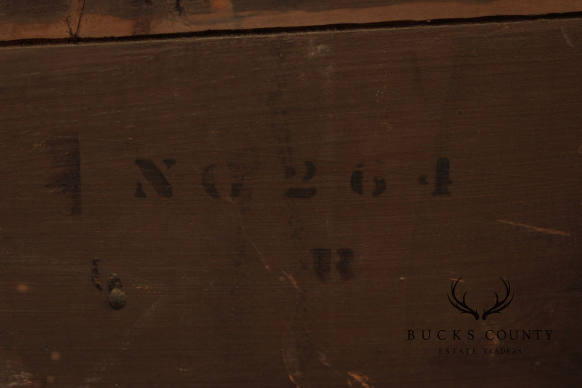White Mountain Antique Oak Ice Box Refrigerator Cabinet