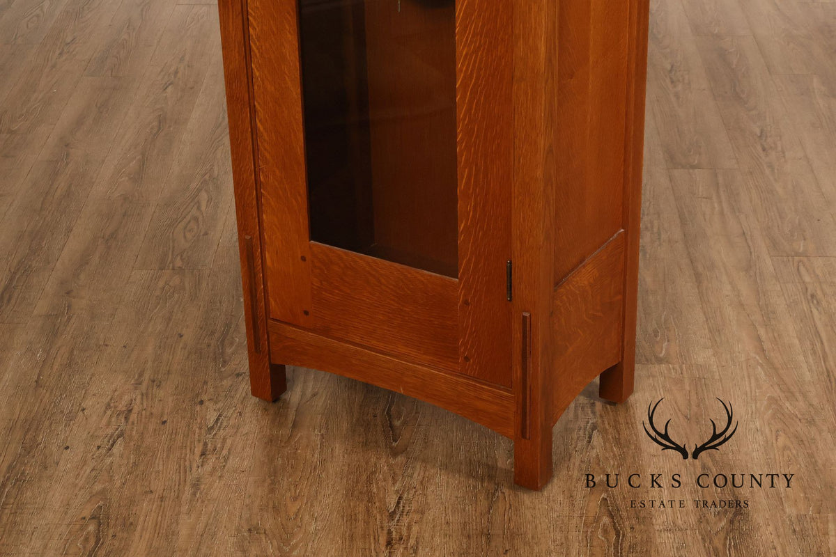 Stickley Mission Collection Oak Tall Case Clock