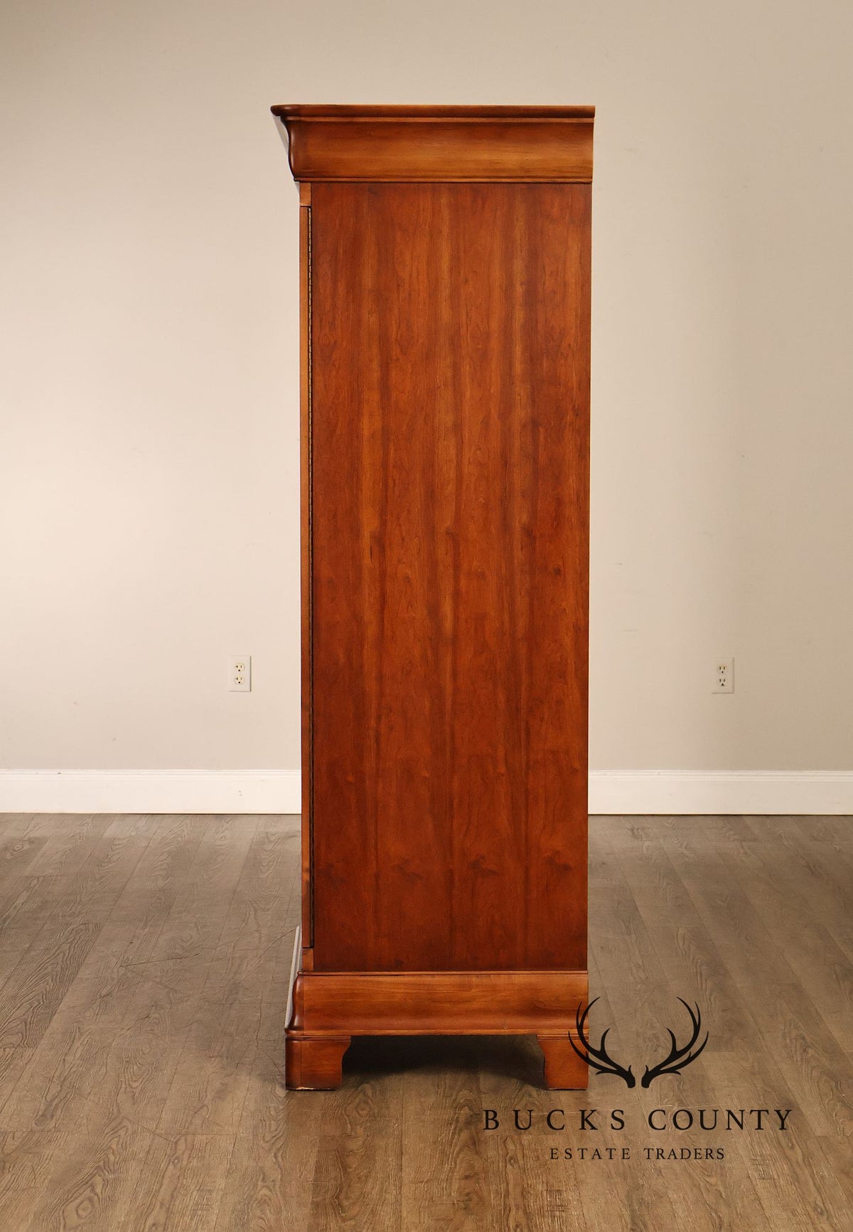 National Mt. Airy Cherry Two-Door Entertainment Armoire