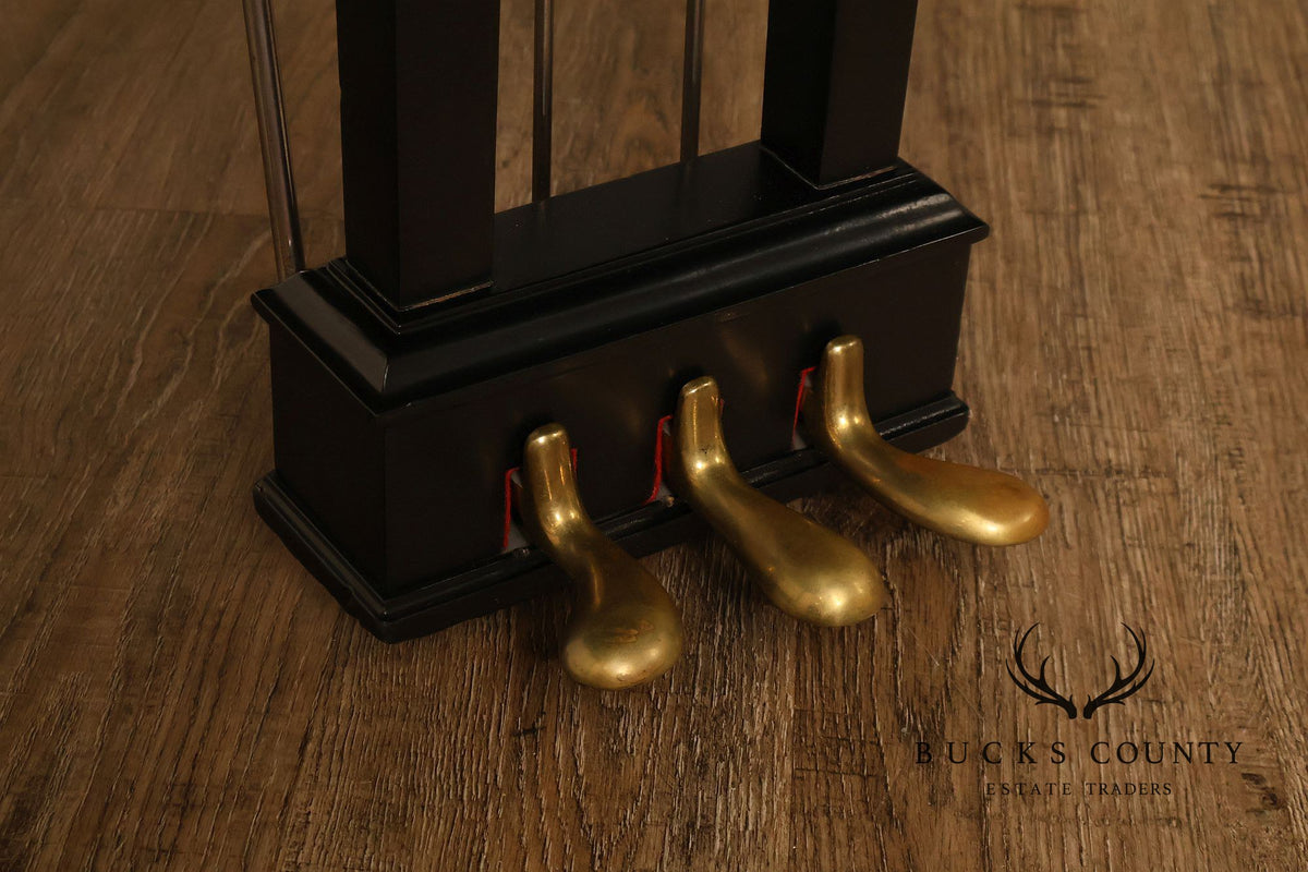 Kurtzman Ebonized Grand Piano And Duet Bench