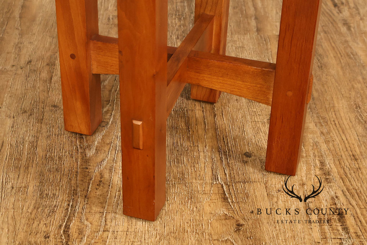 Stickley Mission Collection Cherry Octagonal Tabouret