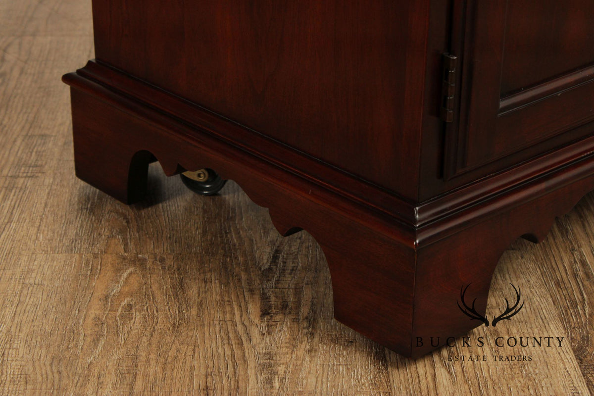 Statton Georgian Style Cherry Flip Top Server