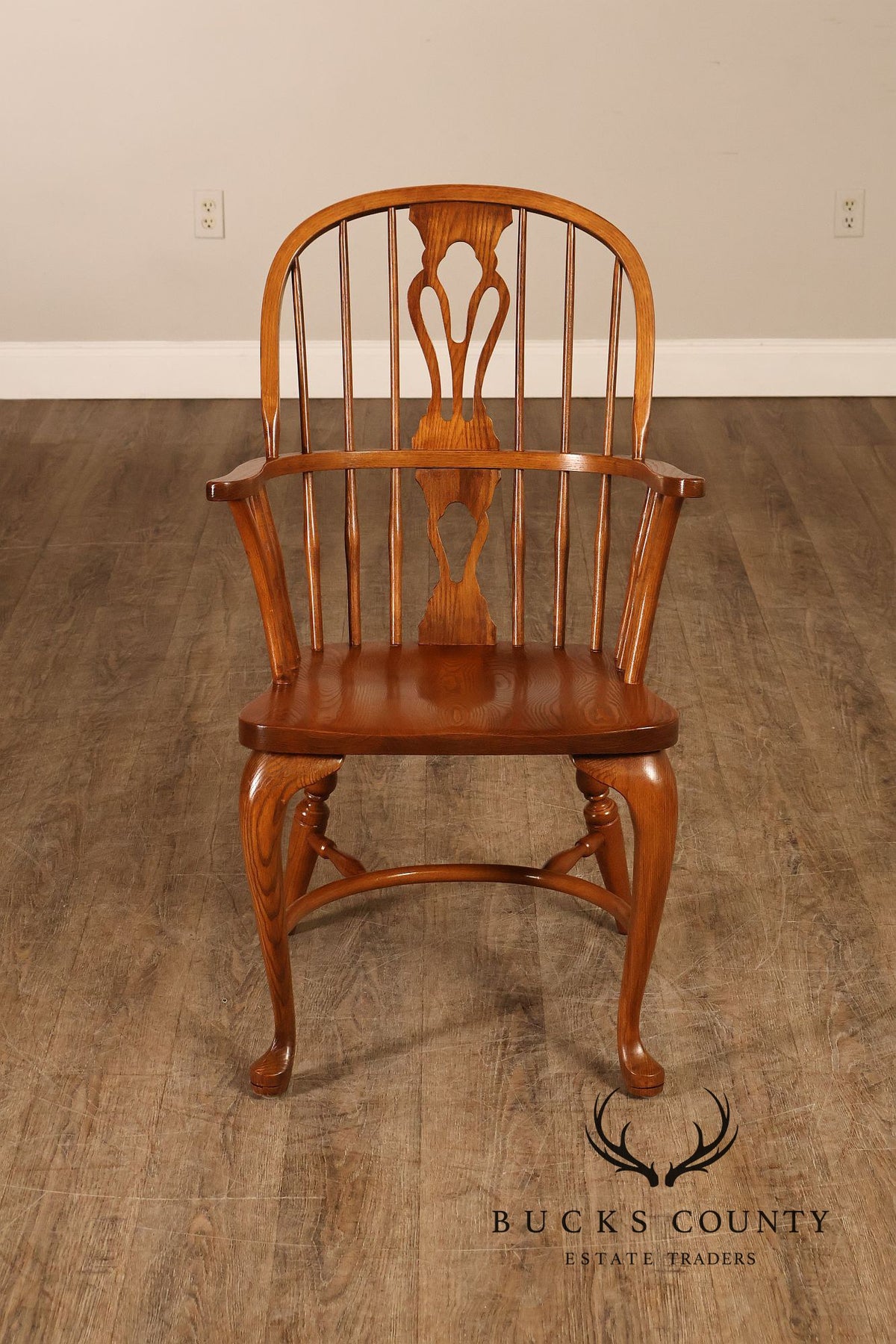Nichols & Stone Set Of Four Windsor Dining Chairs