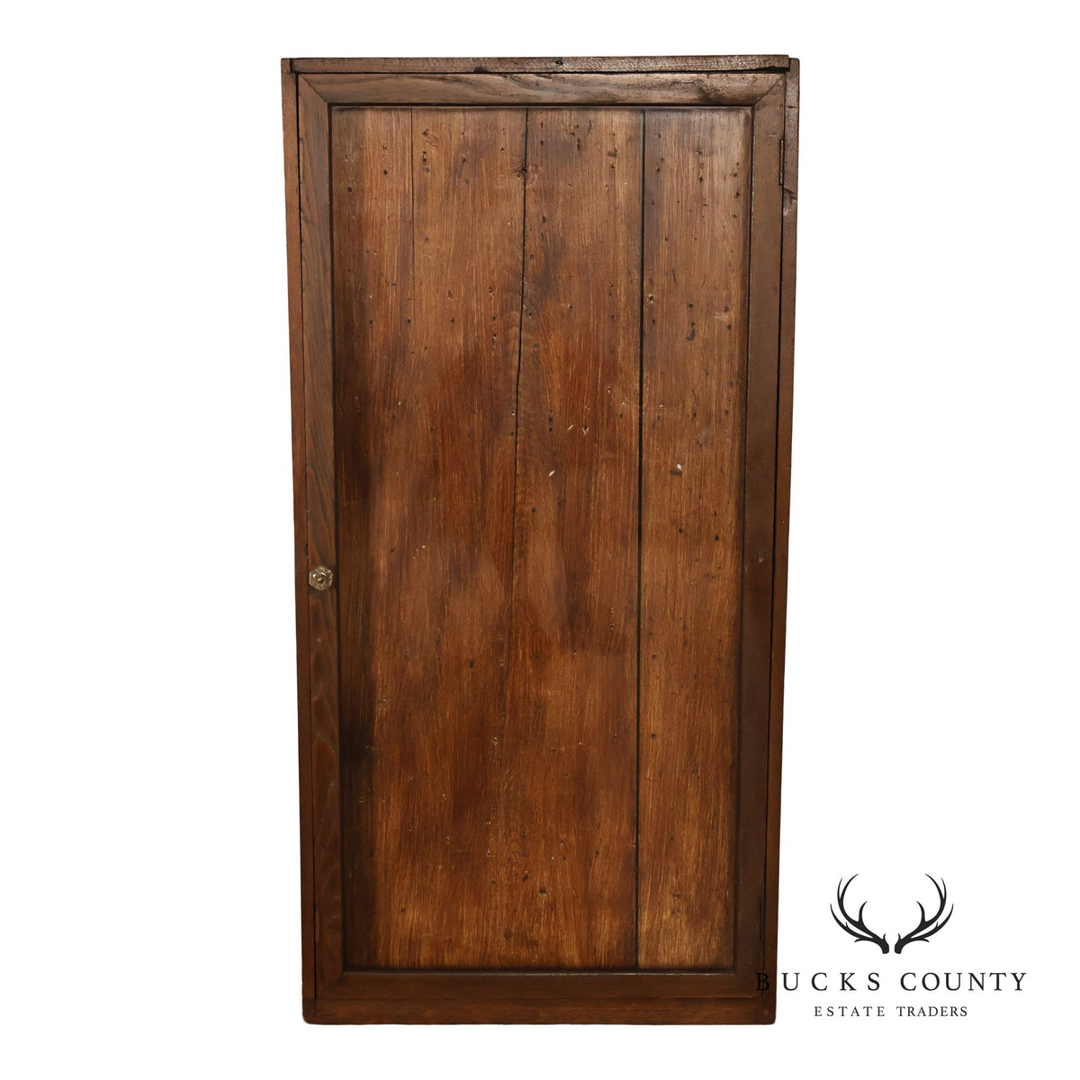 Antique Oak Shadowbox Display Case