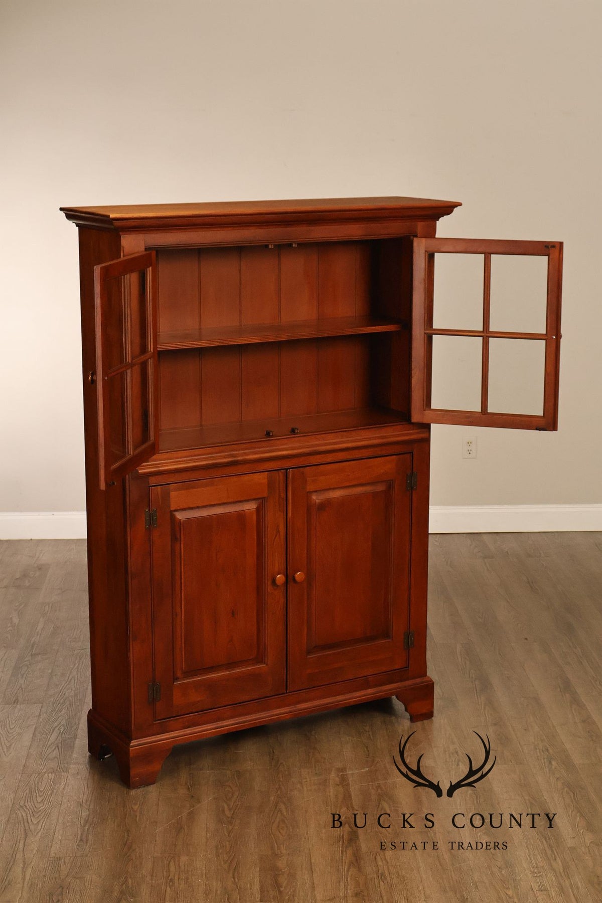 Lexington Bob Timberlake Cherry Four Door Lighted China Cabinet