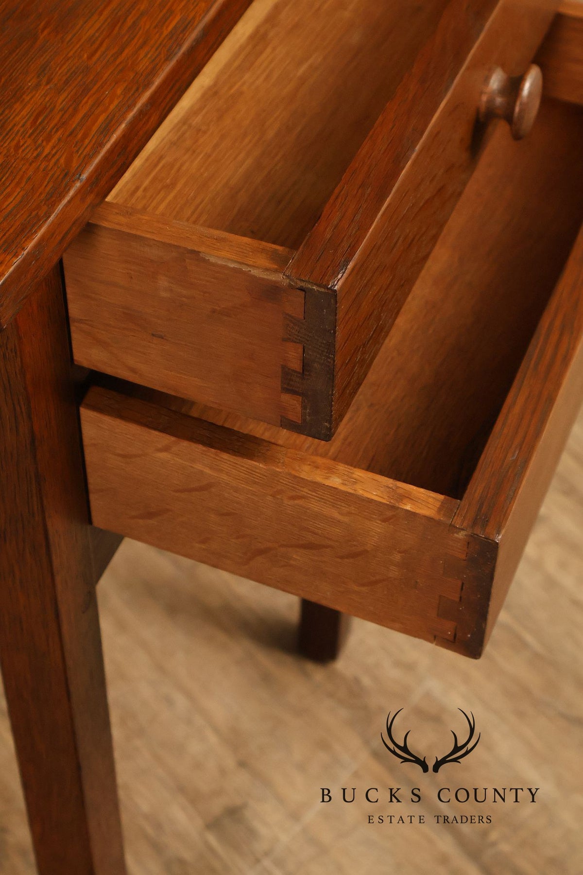 L & JG Stickley Antique Mission Oak Nightstand #642