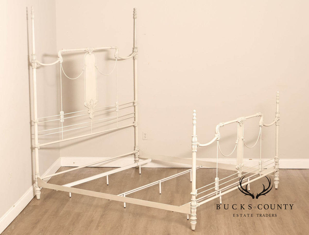 Frontgate Jardin Collection King Size Metal Canopy Bed
