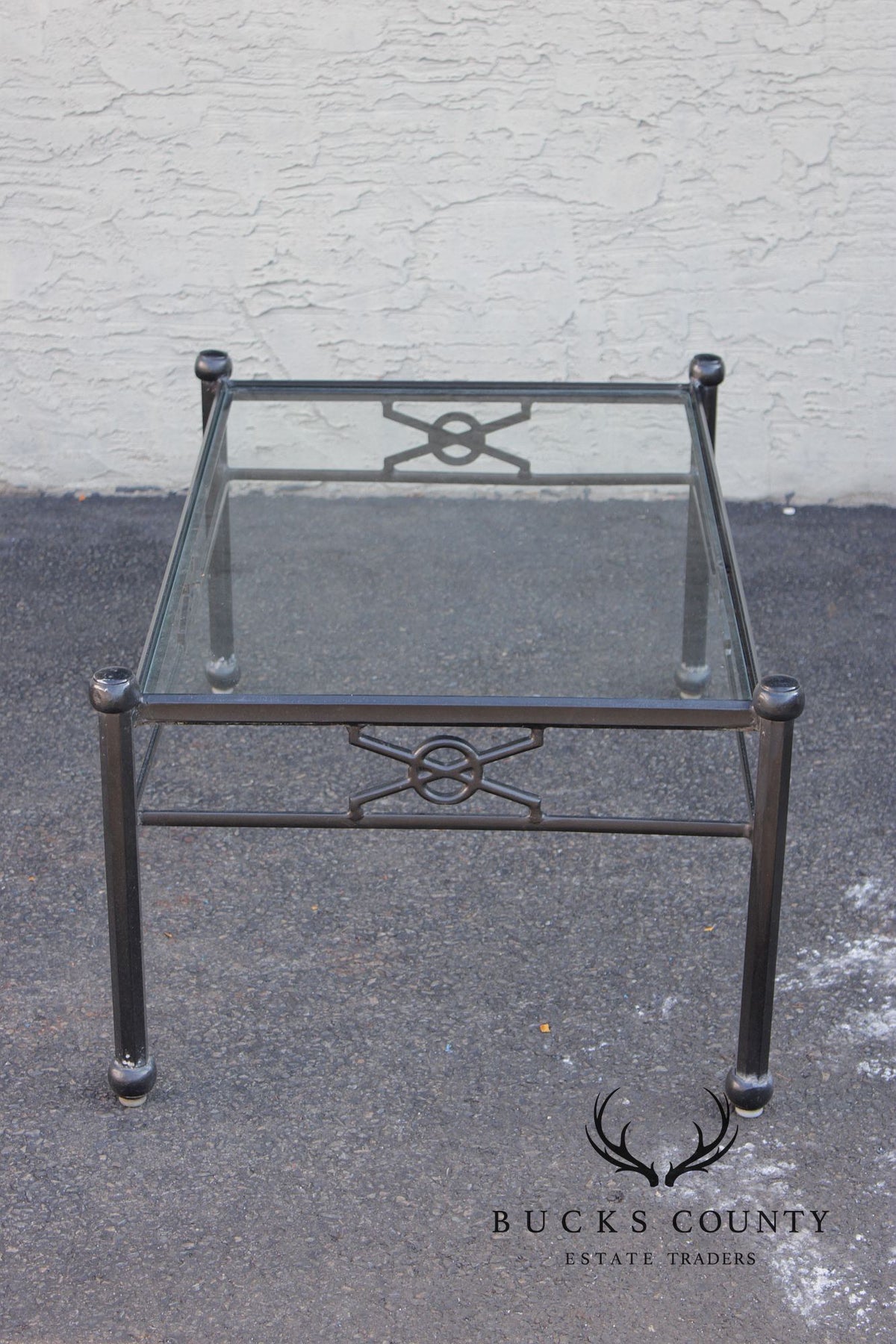 Woodard Delphi Cast Aluminum Glass Top coffee Table