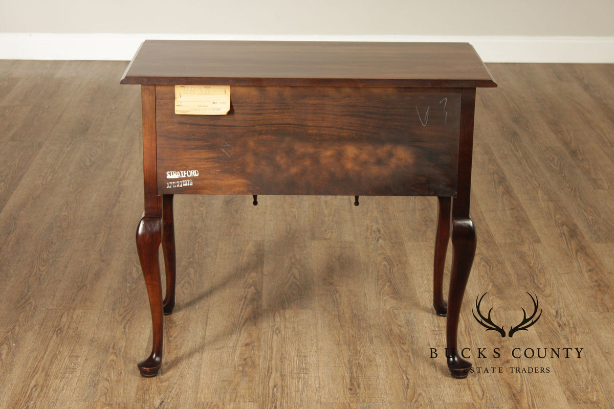 Statton Private Collection Queen Anne Style Cherry Lowboy