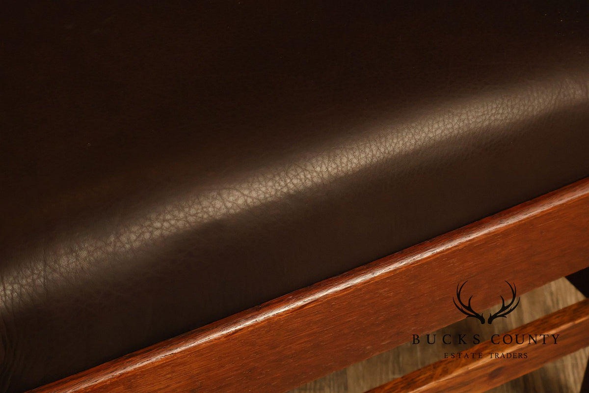 Antique Mission Quarter Sawn Oak Armchair