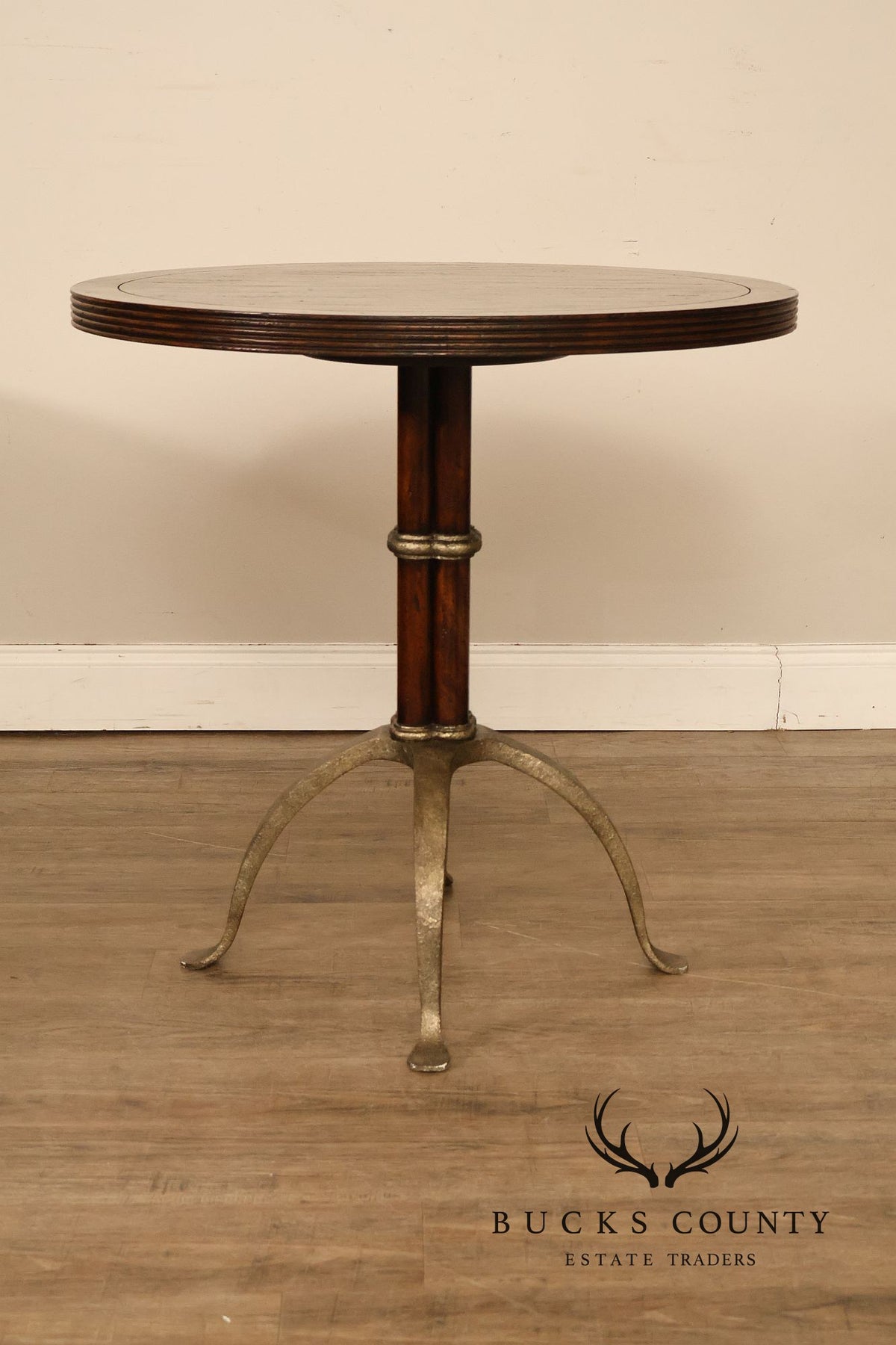 Theodore Alexander 'L'Usine' Round Bistro Accent Table