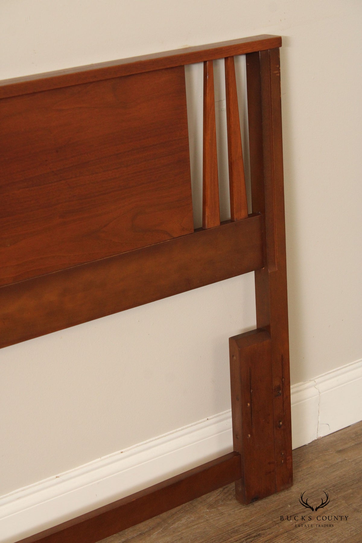 Mid Century Modern Walnut Queen Headboard