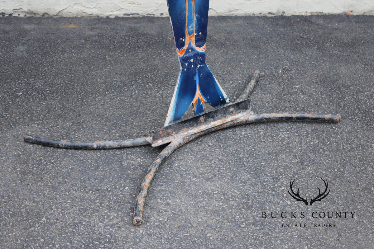 Raymond Rocklin Painted Metal Abstract Sculpture