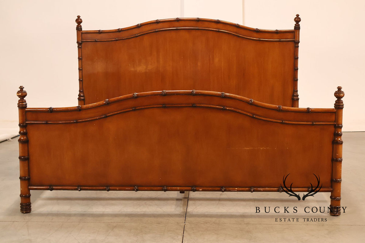 Williams Sonoma Faux Bamboo King Bedframe