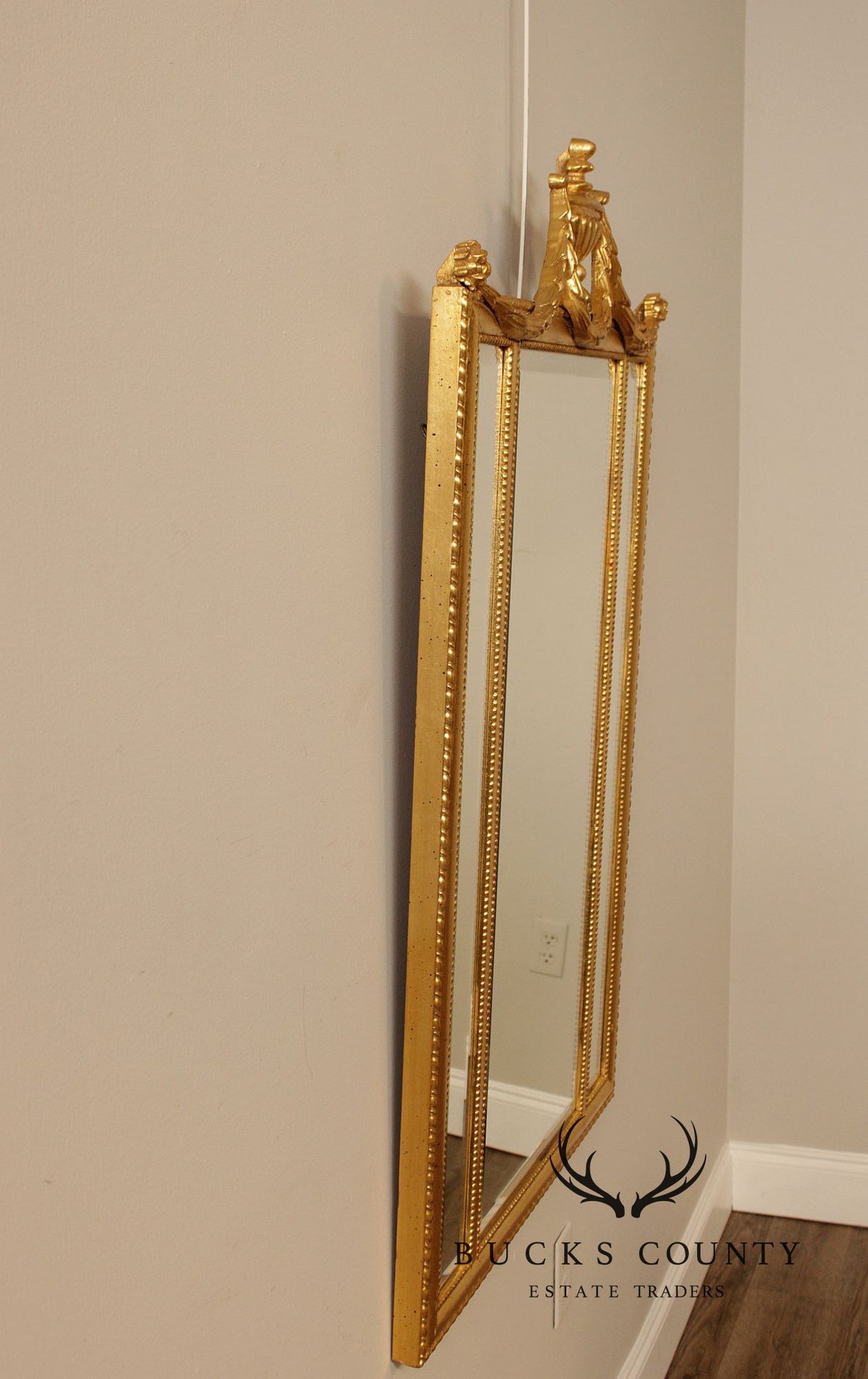 Ethan Allen Georgian Style Giltwood Mirror