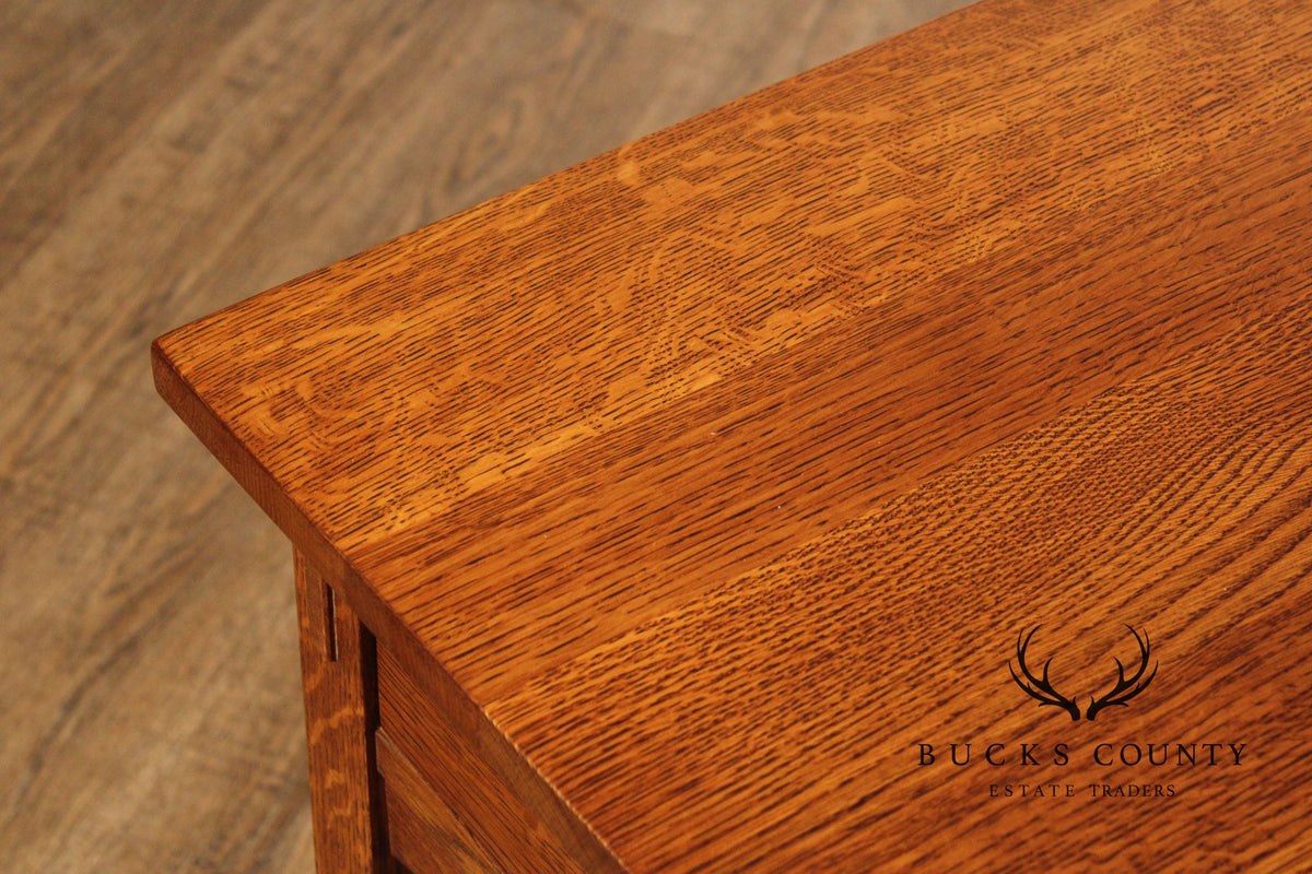 Stickley Mission Collection Oak One Drawer End Table